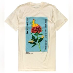 CVLA Burn Baby Burn Tee Size Medium